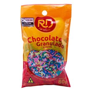 Chocolate Granulado Colorido 80G