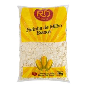 Farinha De Milho Branco 1Kg