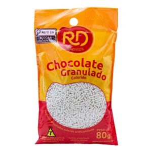 Chocolate Granulado Branco 80G